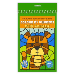 CARTE COLORAT PE NUMERE A4 24FILE ANIMALE SALBATICE 428588