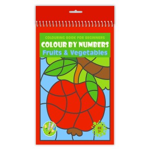 CARTE COLORAT PE NUMERE A4 24FILE FRUCTE SI LEGUME 428601