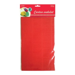 CARTON ONDULAT A4 5COLI 5CULORI AD028