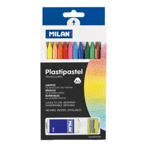 CREION COLOR 12 CULORI CERAT+RADIERA+ASCUTITOARE MILAN 027212K