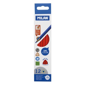 CREION COLOR UNICOLOR SET 12 MILAN ROSU 0722313012