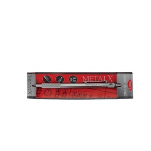 Creion mecanic metalic DACO MetalX, 0,5 mm / 0,7 mm