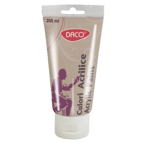 CULORI ACRIL 200ML DACO ROSU METALIZAT CU3200RMT