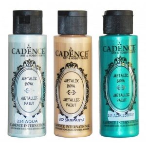 Culori acrilice metalice 70 ml Cadence