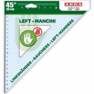 Echer pentru stangaci 45° 30cm Arda 28730MAN