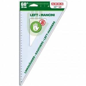 Echer pentru stangaci 60° 30cm Arda 28830MAN