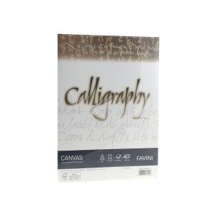 HARTIE CALIGRAFICA 100G/MP A4 50COLI ALB FAVINI CANVAS A690214
