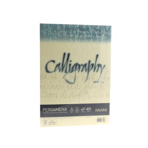 HARTIE CALIGRAFICA 190G/MP A4 50COLI CREM FAVINI PERGAMENA A692084