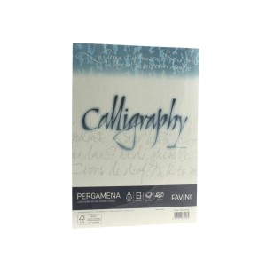 HARTIE CALIGRAFICA 90G/MP A4 50COLI NATUR FAVINI PERGAMENA A69Q204