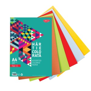 HARTIE COLORATA HR850 A4 50 COLI 5 CUL. DACO 80G/MP