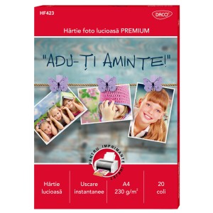 HARTIE FOTO A4 230G 20 COLI DACO HF423