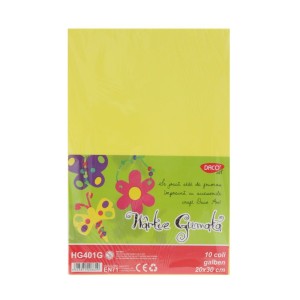 HARTIE GUMATA HG401G 20X30 CM 10COLI GALBEN DACO