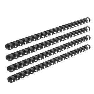 Inele din plastic pentru îndosariere ECADA, 14 mm, set 100 bucăți, diverse culori