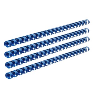 Inele din plastic pentru îndosariere ECADA, 8 mm, set 100 bucăți, diverse culori