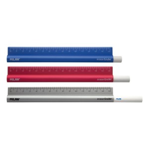 LINIAR 15 CM METALIC CU RADIERA MILAN 352910
