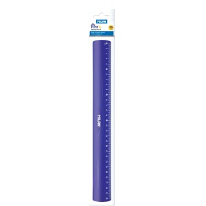 LINIAR 30CM FLEXIBIL ALBASTRU MILAN 353801