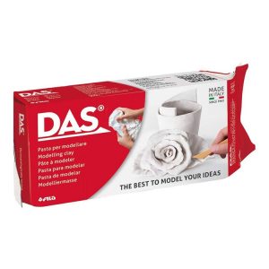 Pasta de modelaj DAS alba, uscare la aer, pentru modelaj si creatii artistice (Gramaj: 1 kg)