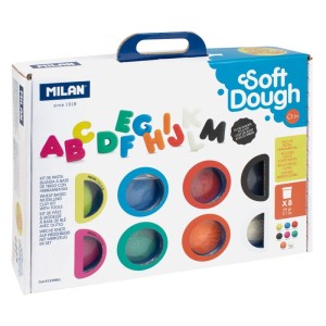 PLASTILINA USOARA 8X59G LETTERS MILAN 913308LL