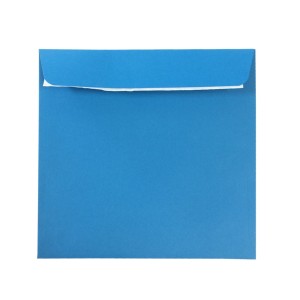 Plic pătrat colorat DACO 16 × 16 cm, 120 g/mp, închidere siliconică, diverse culori