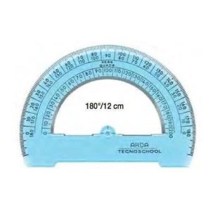 Raportor plastic 180° 12cm Arda 407SS