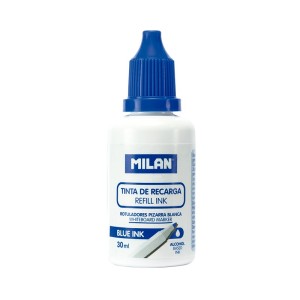 Rezervă cerneală MILAN 161025106 pentru marker de tablă albă, 30 ml, diverse culori