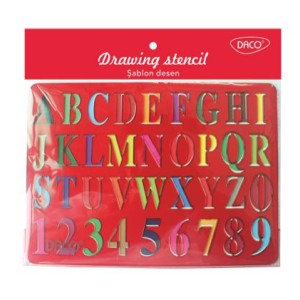 SABLON DESEN ALFABET DACO SB002A