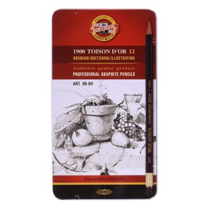 Set 12 Creioane Grafit Profesionale Koh-I-Noor