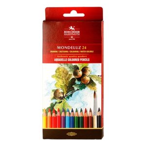 Set 18 creioane de acuarela Mondeluz 3717