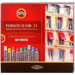 Set 24 pasteluri moi pentru artisti KOH-I-NOOR