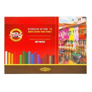 Set 36 pasteluri moi Toison D'Or Kooh-I-Noor 8585