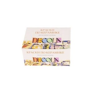 Set 6x20ml culori acrilice sticla si ceramica Decola 4041026