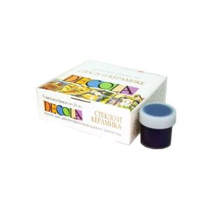 Set 9x20ml culori acrilice sticla si ceramica Decola 4041113