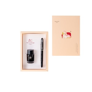 Set stilou PICASSO 656 cu călimară și cristal decorativ, diverse culori