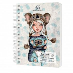 Sketchbook cu spira Aika 60 file 120 g/mp Having a lovely time Drasca