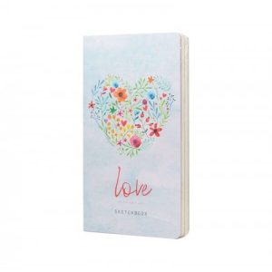 Sketchbook Love is in the air 9.4 x 17.2cm Drasca
