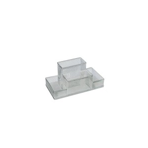 Suport de birou ECADA 95004 cu 4 compartimente, diverse culori