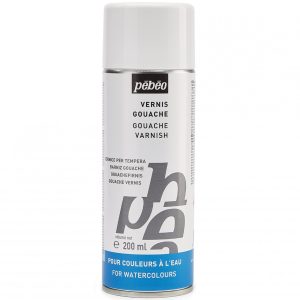 Vernis spray pentru guase si acuarele 200 ml Pebeo 582020