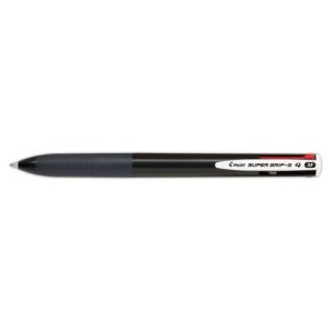 Pix cu bila Pilot Super Grip G 4 culori 1 mm cu click diverse modele negru