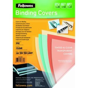 Coperti plastic Fellowes A4 150 microni transparent 100 bucati/top