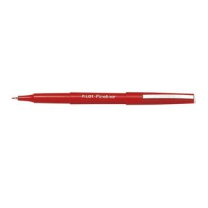 Fineliner Pilot 0.4 mm cu capac rosu