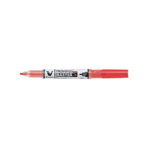 Marker pentru tabla Pilot Vboard Master S 0.8 mm varf rotund rosu