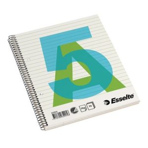 Caiet de birou Esselte carton A5, cu spira, dictando, ESS62905