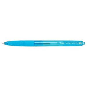 Pix cu bila Pilot Supergrip G neon 1.0 mm cu click bleu