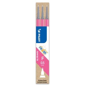 Set 3 rezerve roller Pilot Frixion Point 0.5 mm roz
